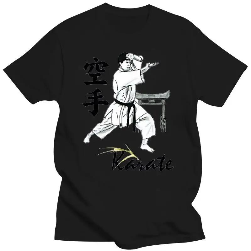 Camiseta de alta calidad para hombre, Camisa deportiva de Karate, cuello redondo, la mas barata, la moda, 032743